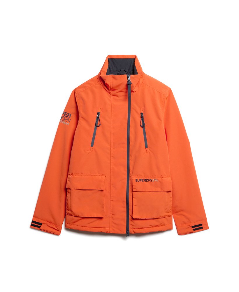 ultieme windbreakerjas in opvallend oranje