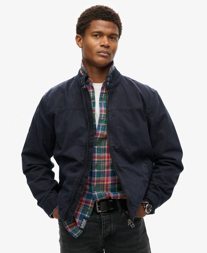 klassieke harrington-jas in eclipse navy