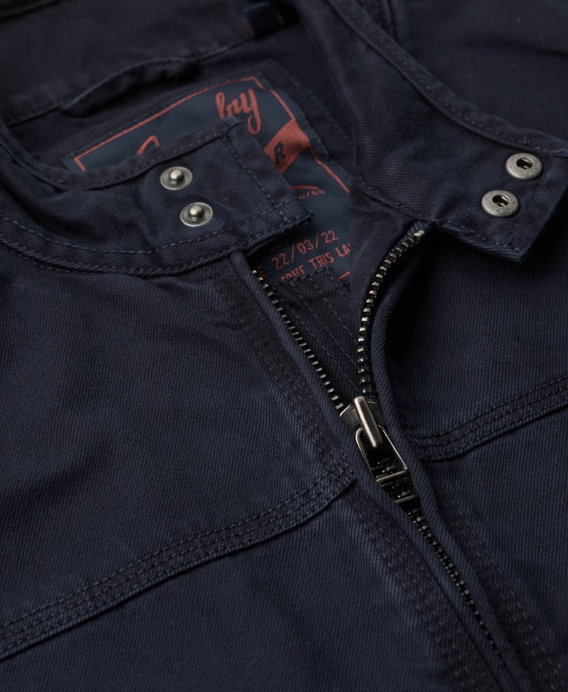klassieke harrington-jas in eclipse navy