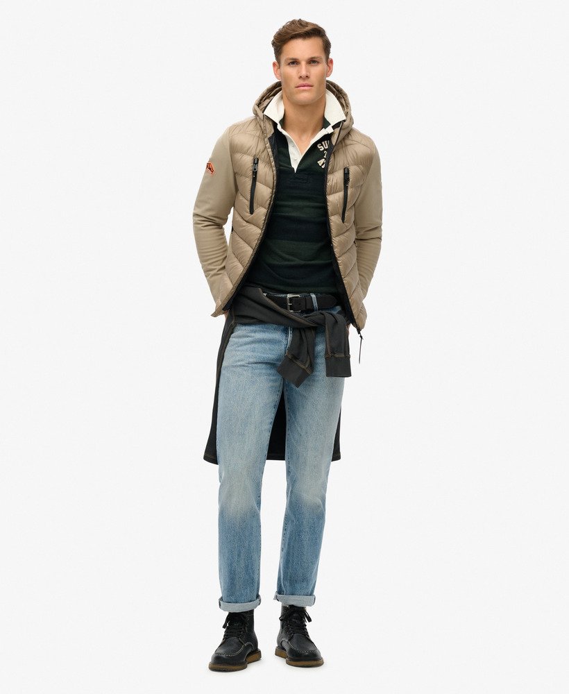 storm softshelljack met capuchon in timber wolf brown