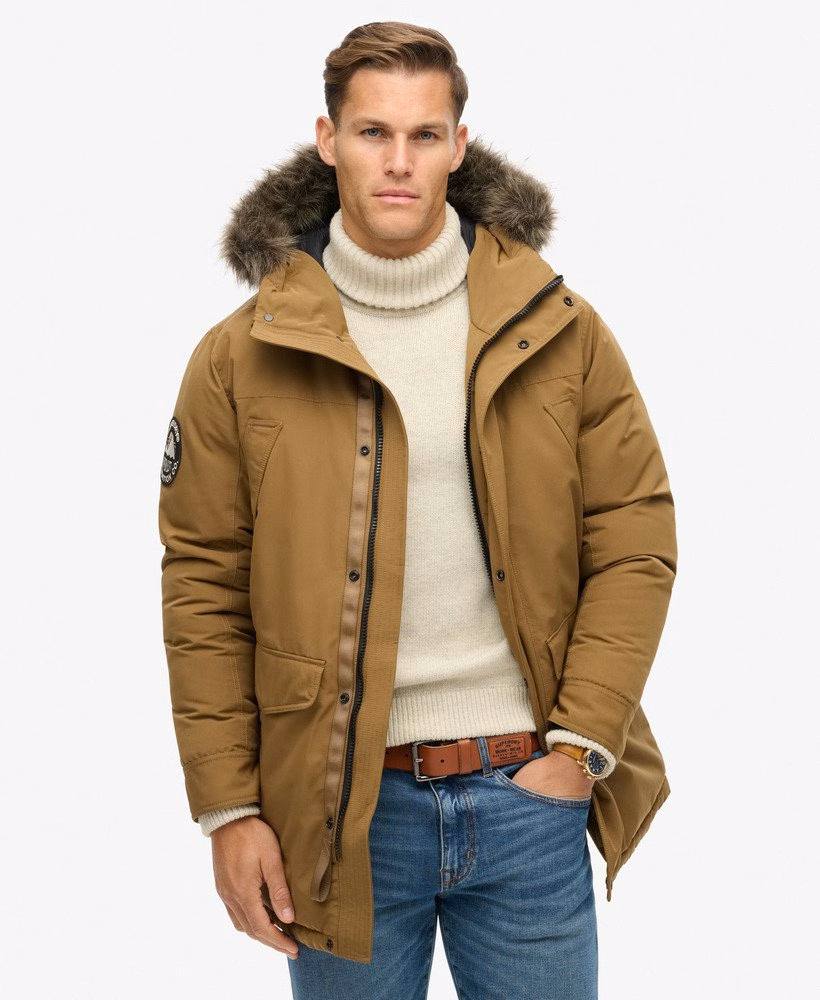 Everest parka met imitatiebont