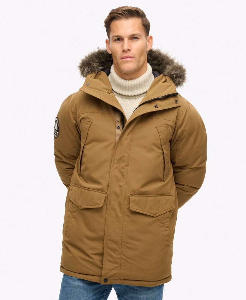 Everest parka met imitatiebont
