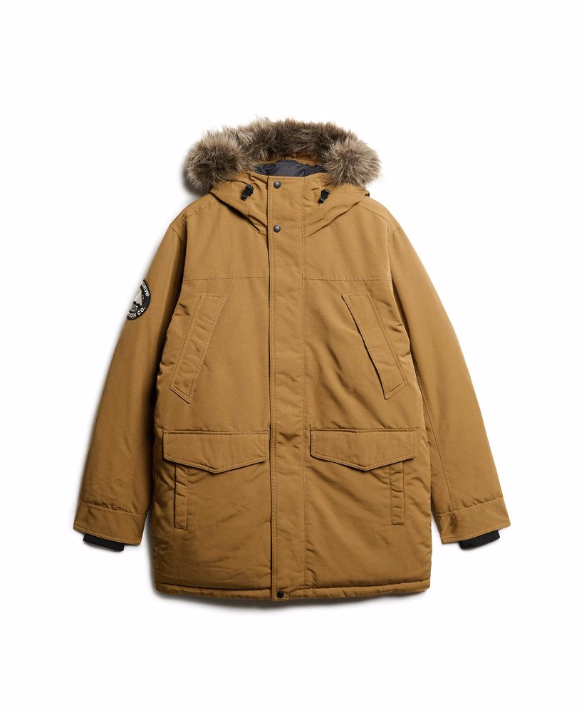 Everest parka met imitatiebont
