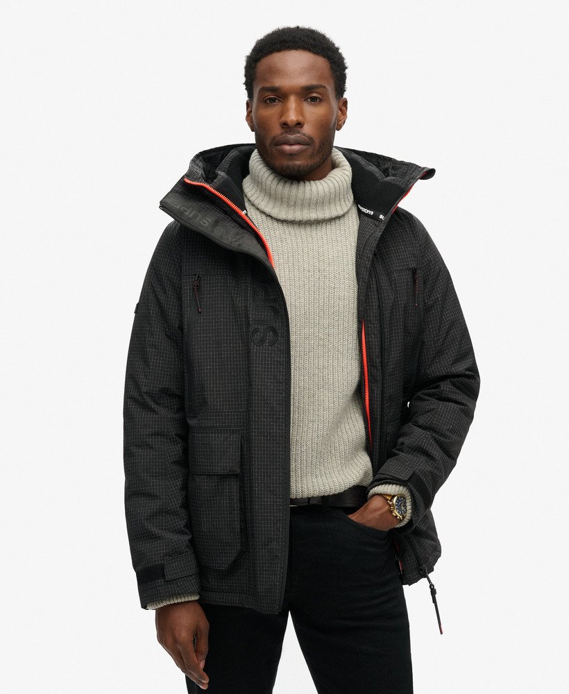 ripstop ultimate windbreaker jacket in zwart