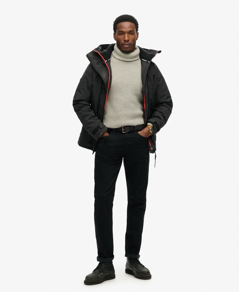 ripstop ultimate windbreaker jacket in zwart