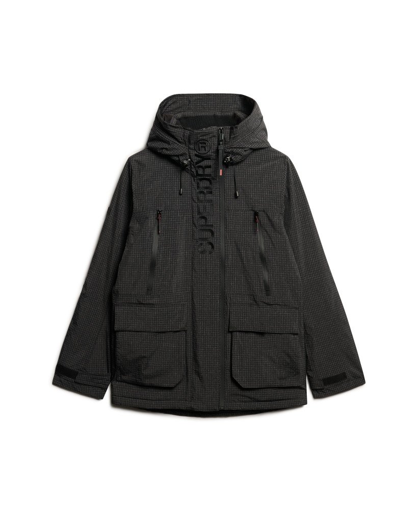 ripstop ultimate windbreaker jacket in zwart
