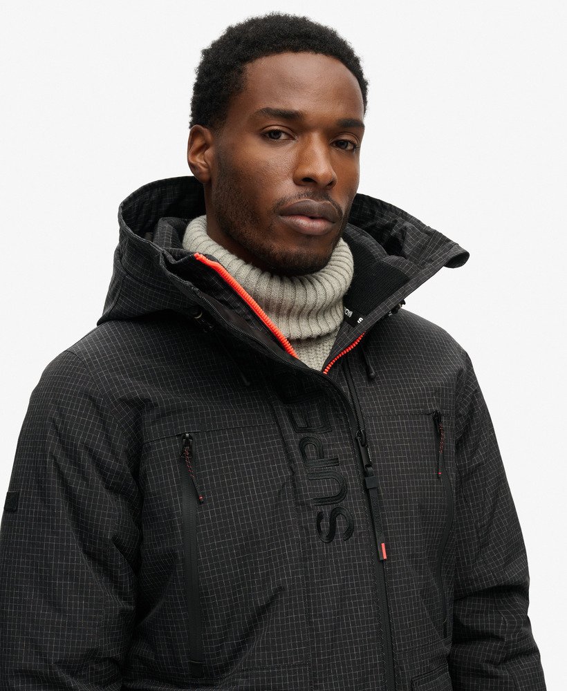 ripstop ultimate windbreaker jacket in zwart