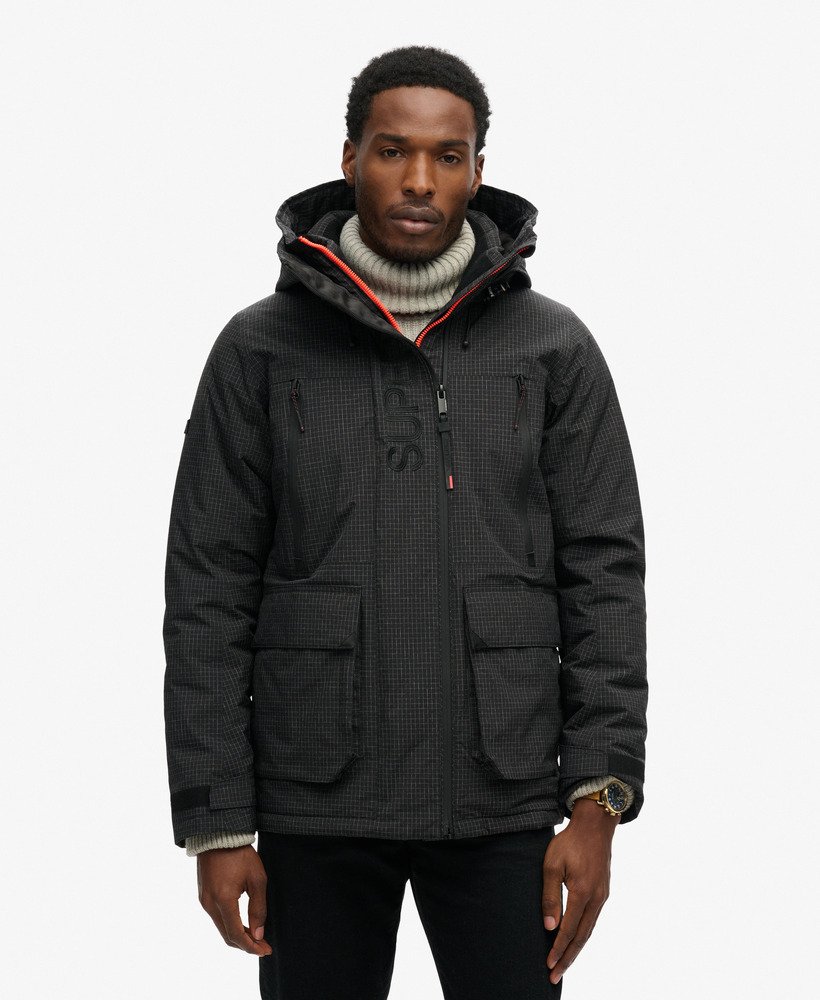 ripstop ultimate windbreaker jacket in zwart