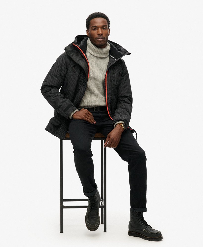 ripstop ultimate windbreaker jacket in zwart