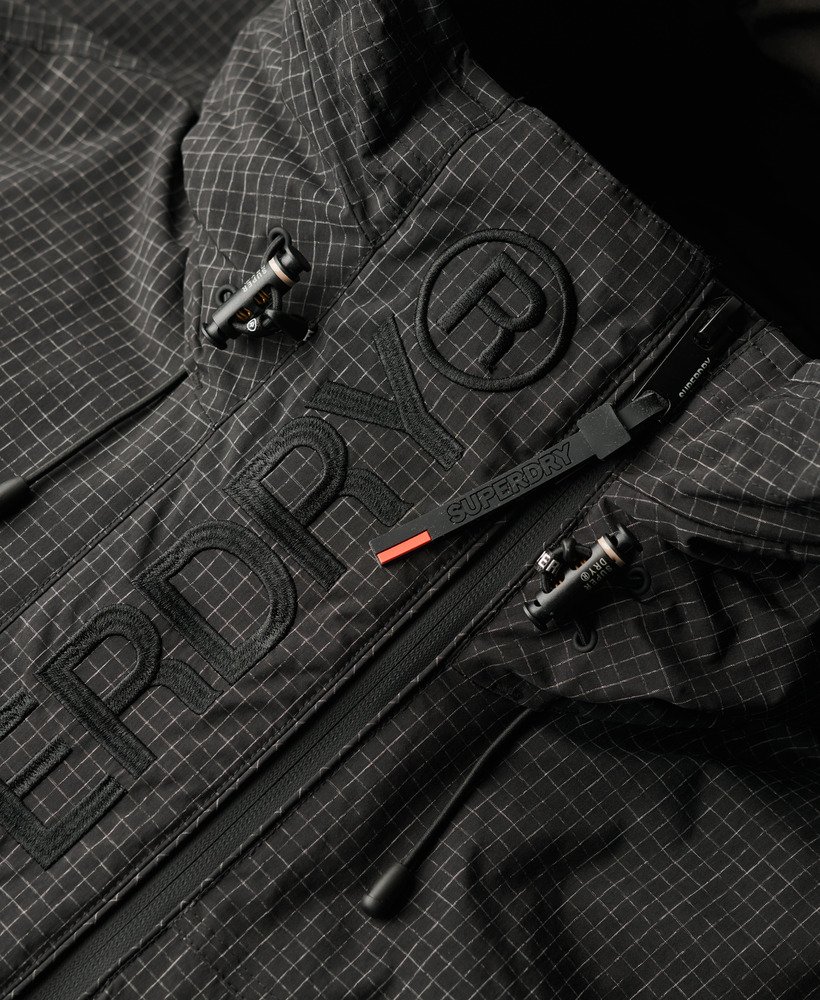 ripstop ultimate windbreaker jacket in zwart