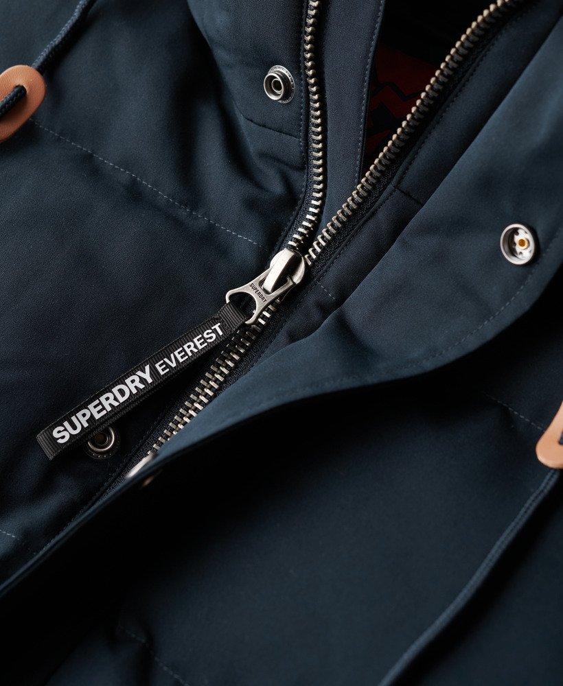 everest gewatteerd vest met capuchon in eclipse navy