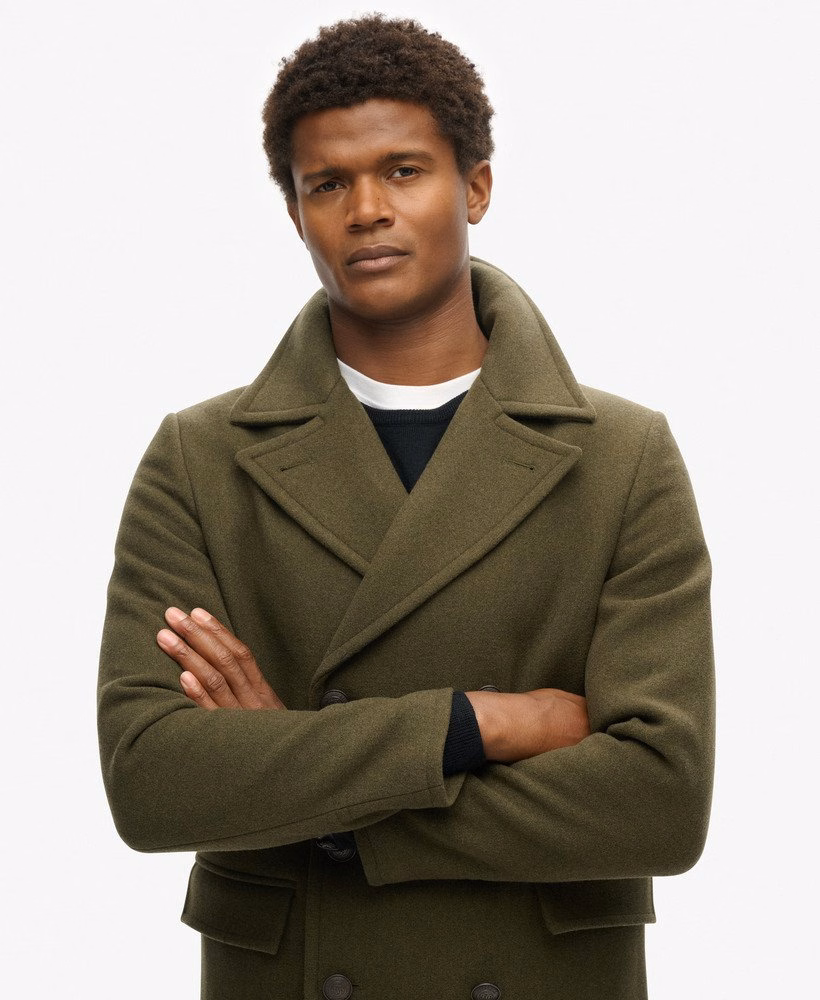 De Merchant Store - Lange wollen jas