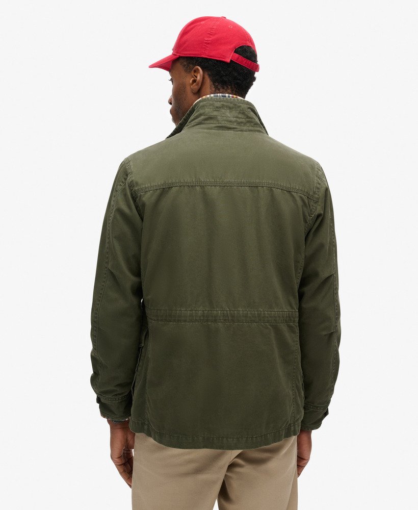 rookie militair jack in legergroen khaki groen