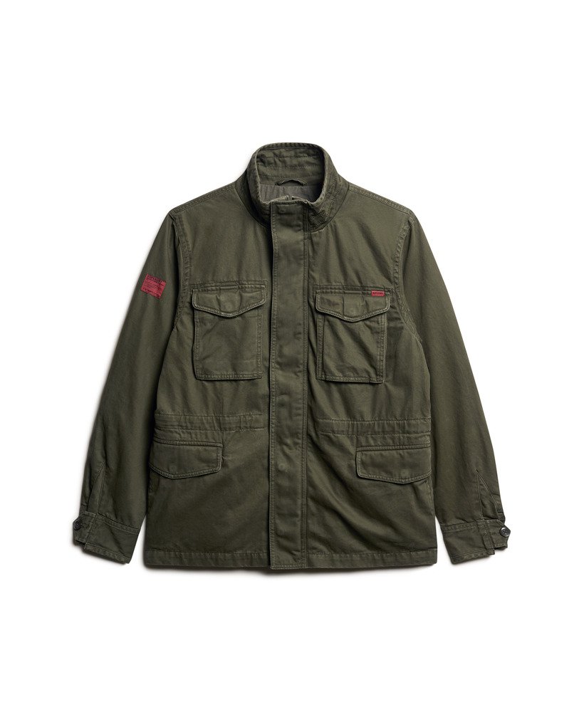rookie militair jack in legergroen khaki groen