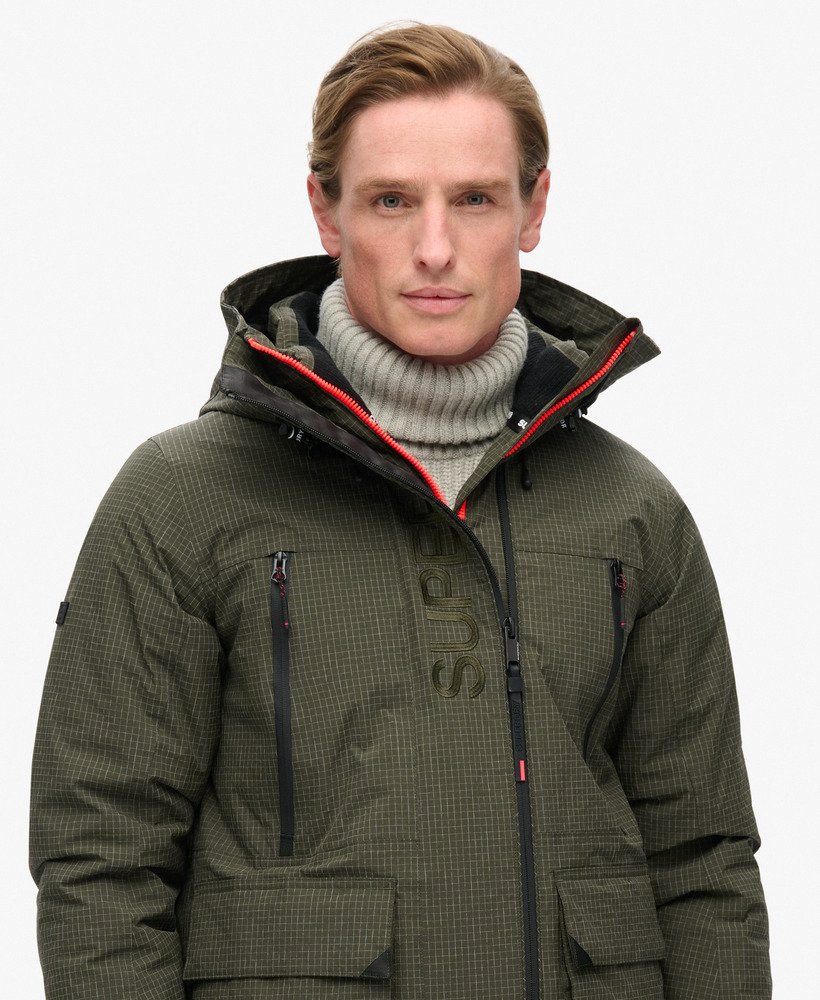 ripstop ultimate windbreaker jacket in army khaki green