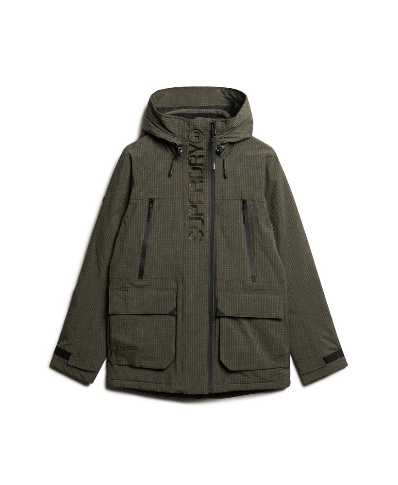 ripstop ultimate windbreaker jacket in army khaki green