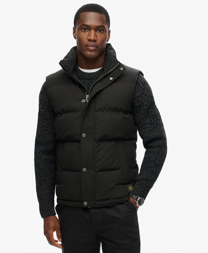 everest-gilet zonder capuchon in zwart