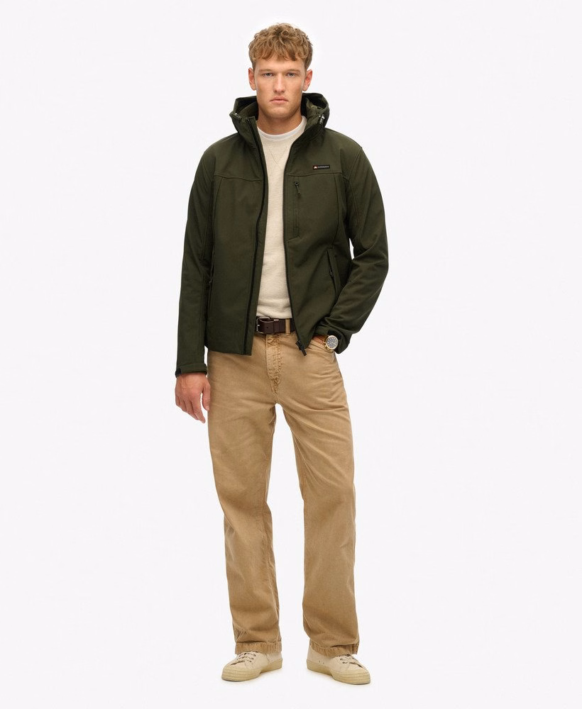 Softshell trekkersjas met capuchon