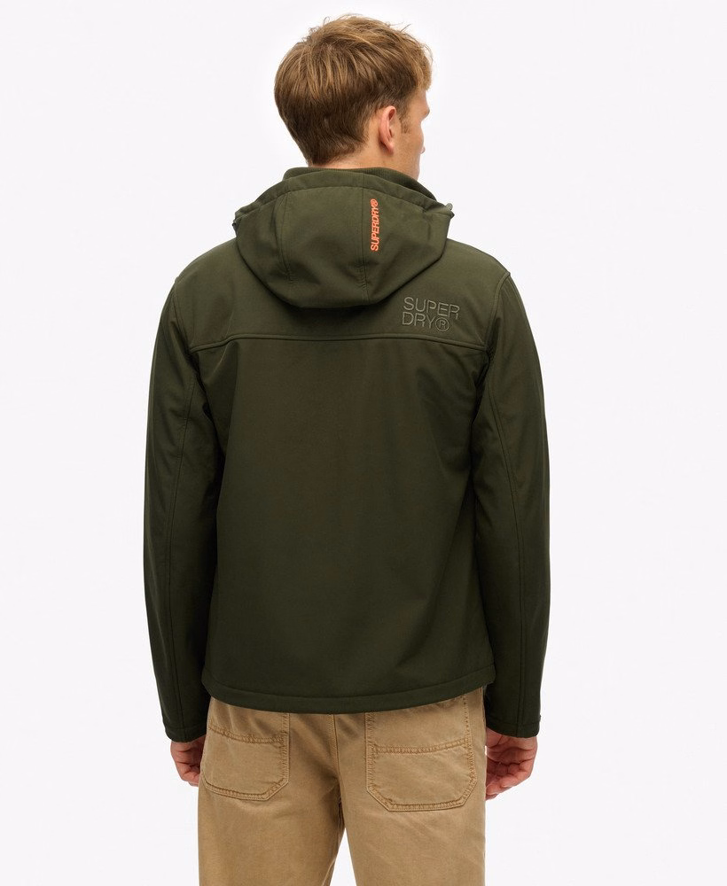 Softshell trekkersjas met capuchon