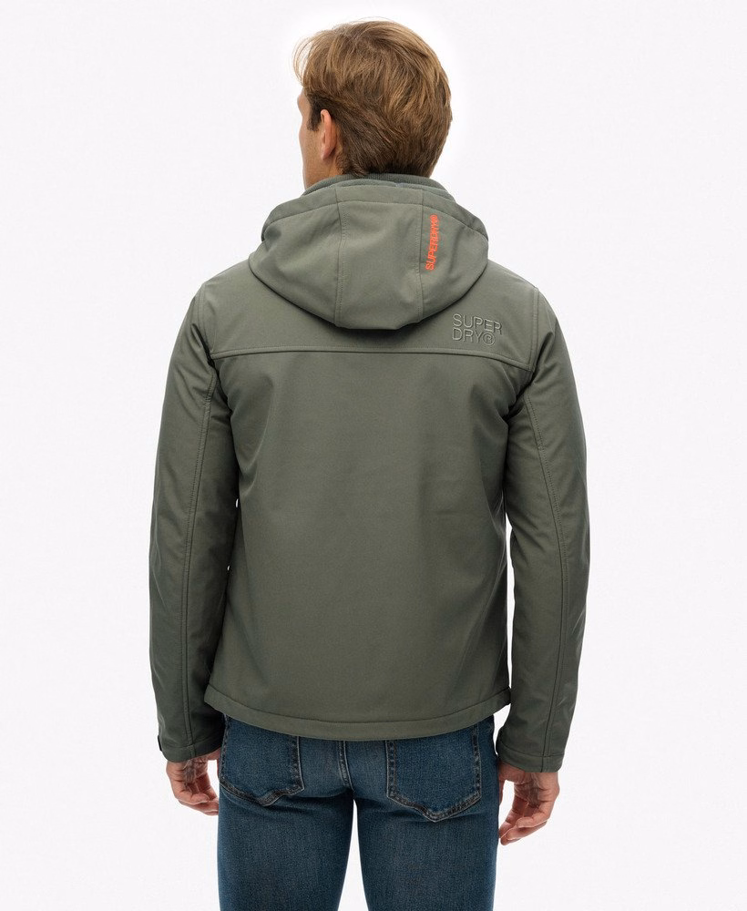 Softshell trekkersjas met capuchon