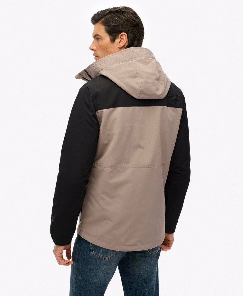 Windjack met kleurblokken