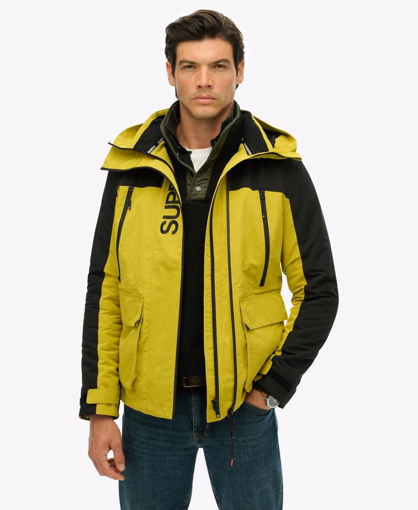 Windjack met kleurblokken