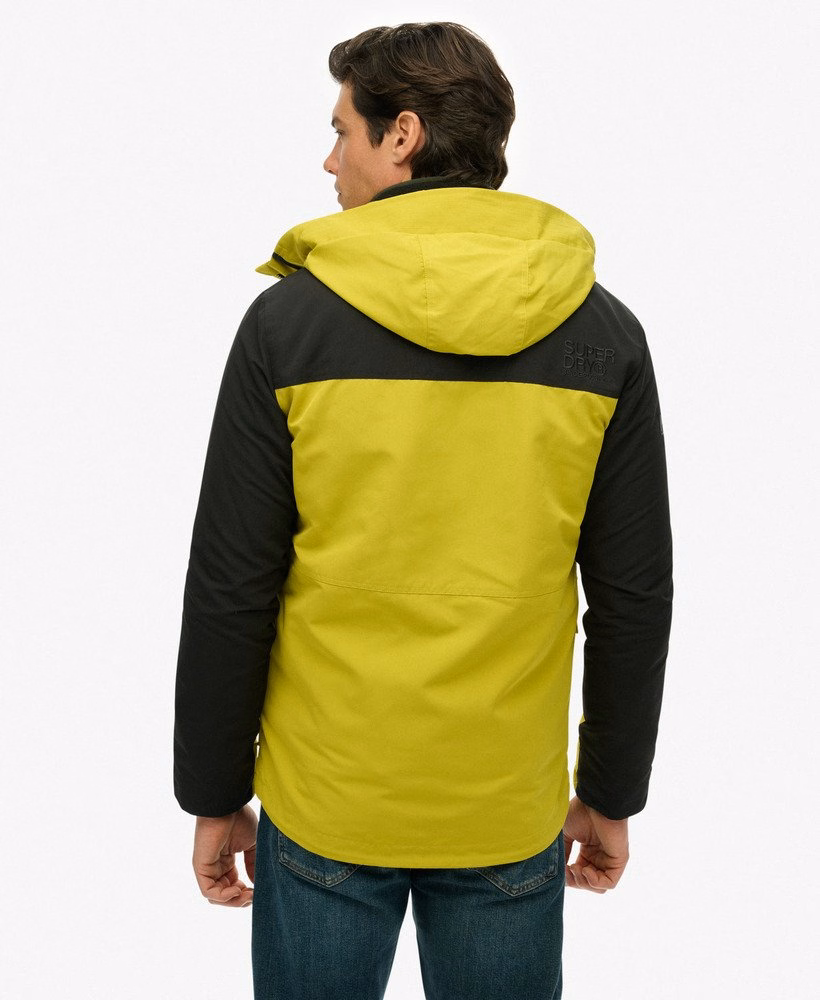 Windjack met kleurblokken