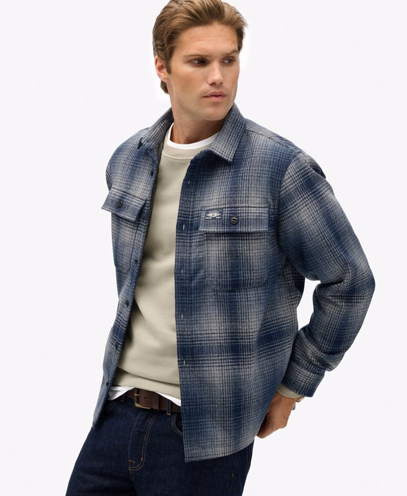 Miller overshirt van wolmix