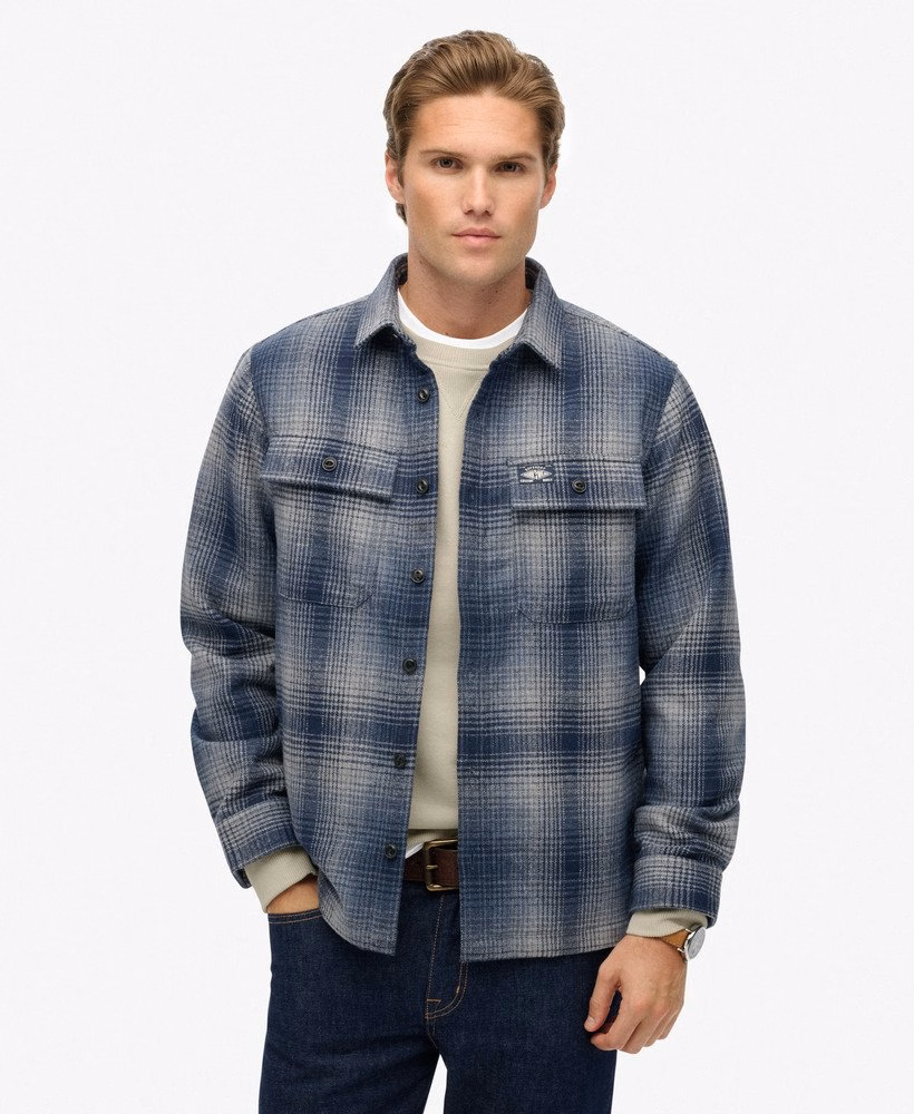 Miller overshirt van wolmix
