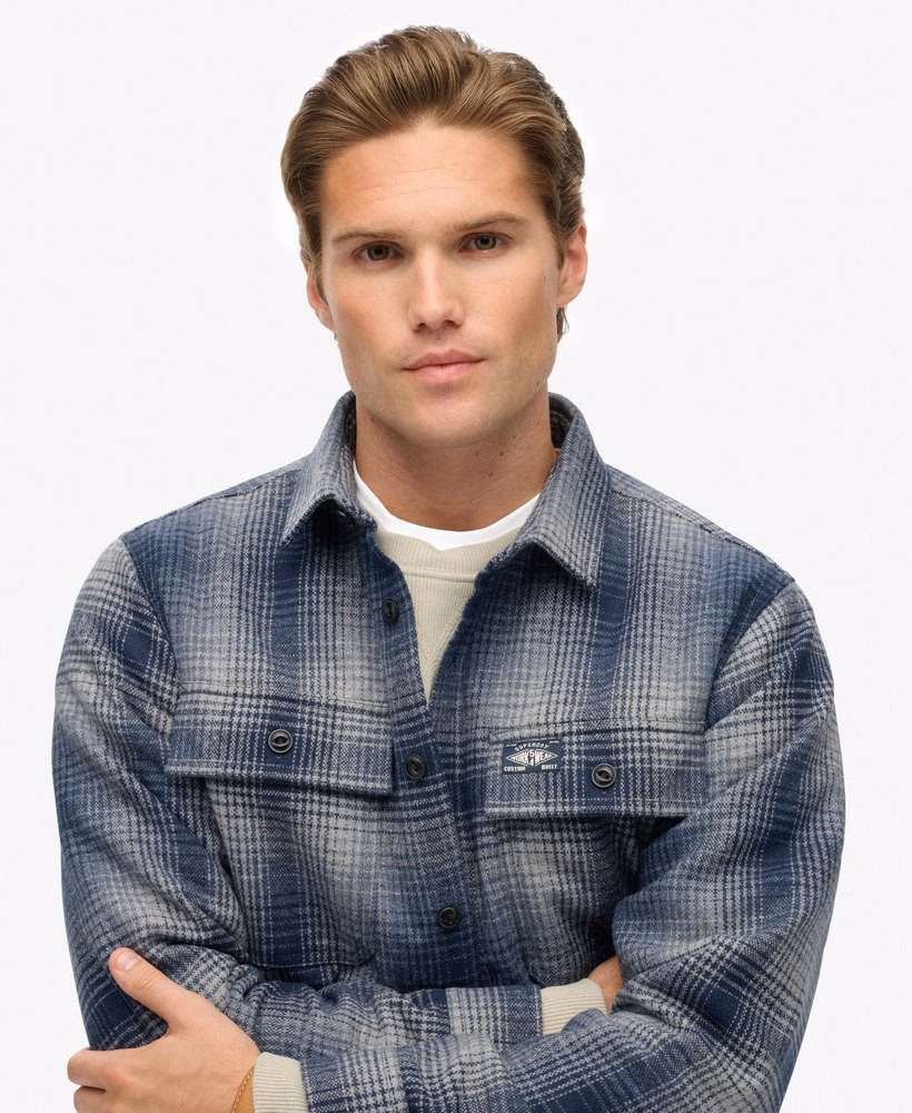 Miller overshirt van wolmix