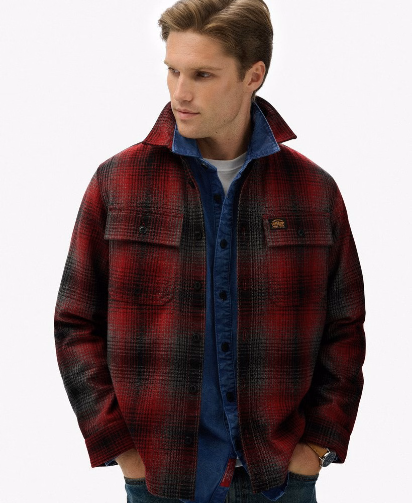 Miller overshirt van wolmix