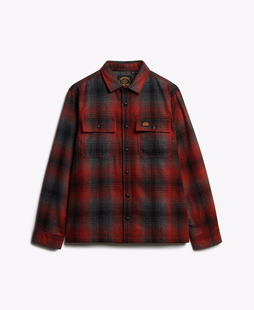 Miller overshirt van wolmix