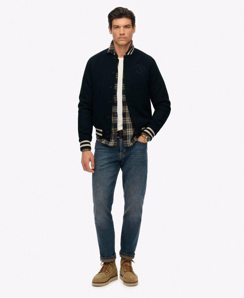 Varsity Monogram Bomberjack van wolmix