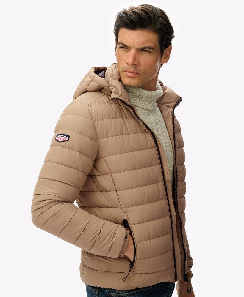 Gewatteerde Fuji-jas met capuchon