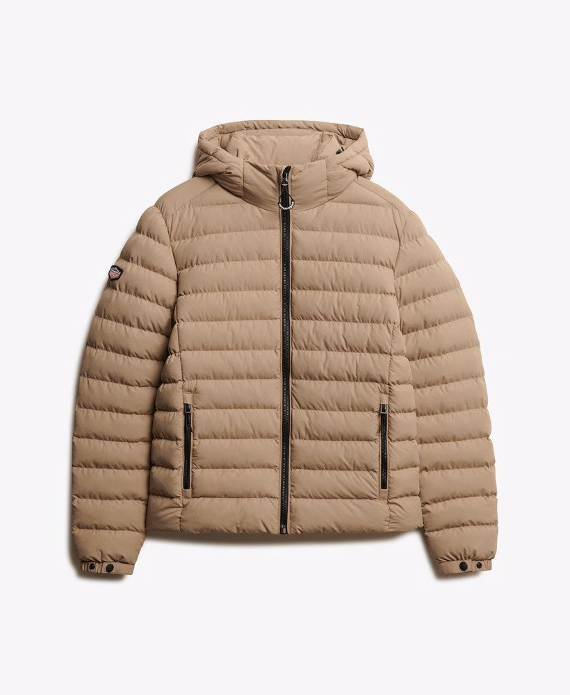 Gewatteerde Fuji-jas met capuchon