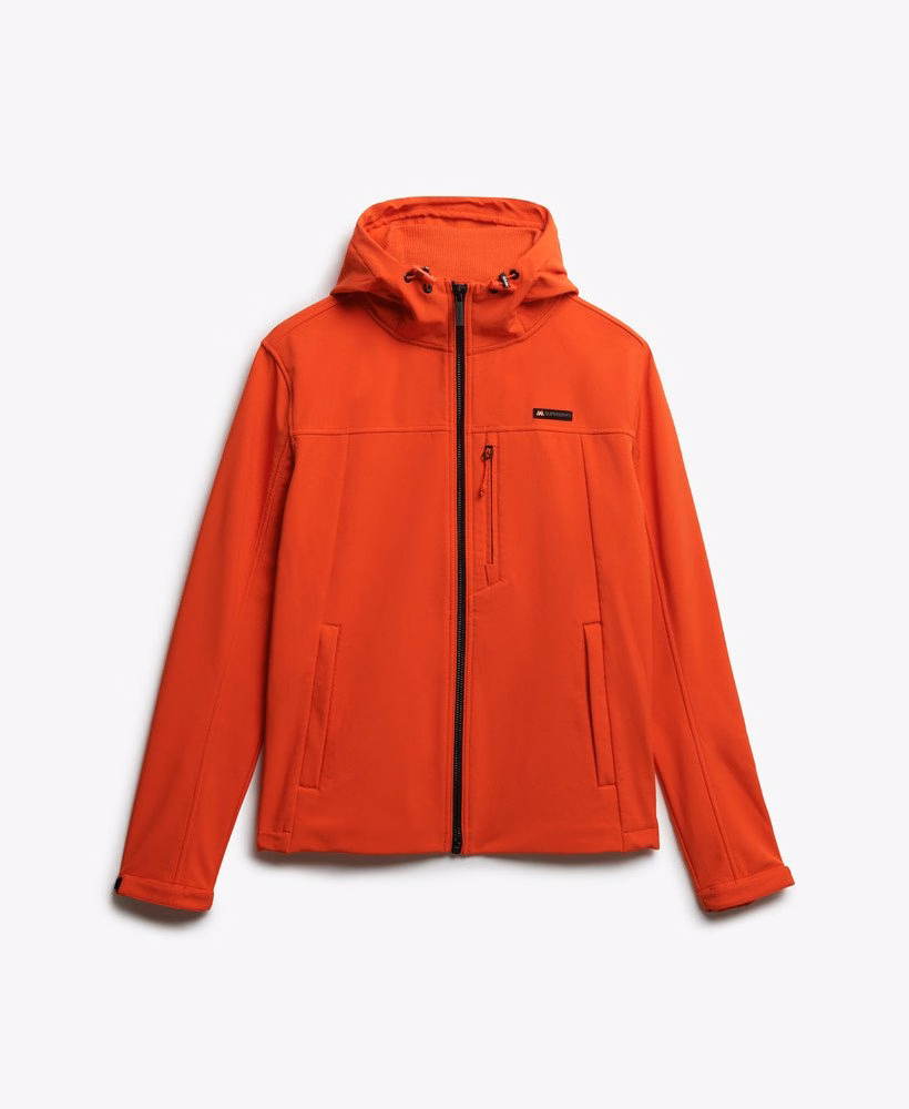 Softshell trekkersjas met capuchon