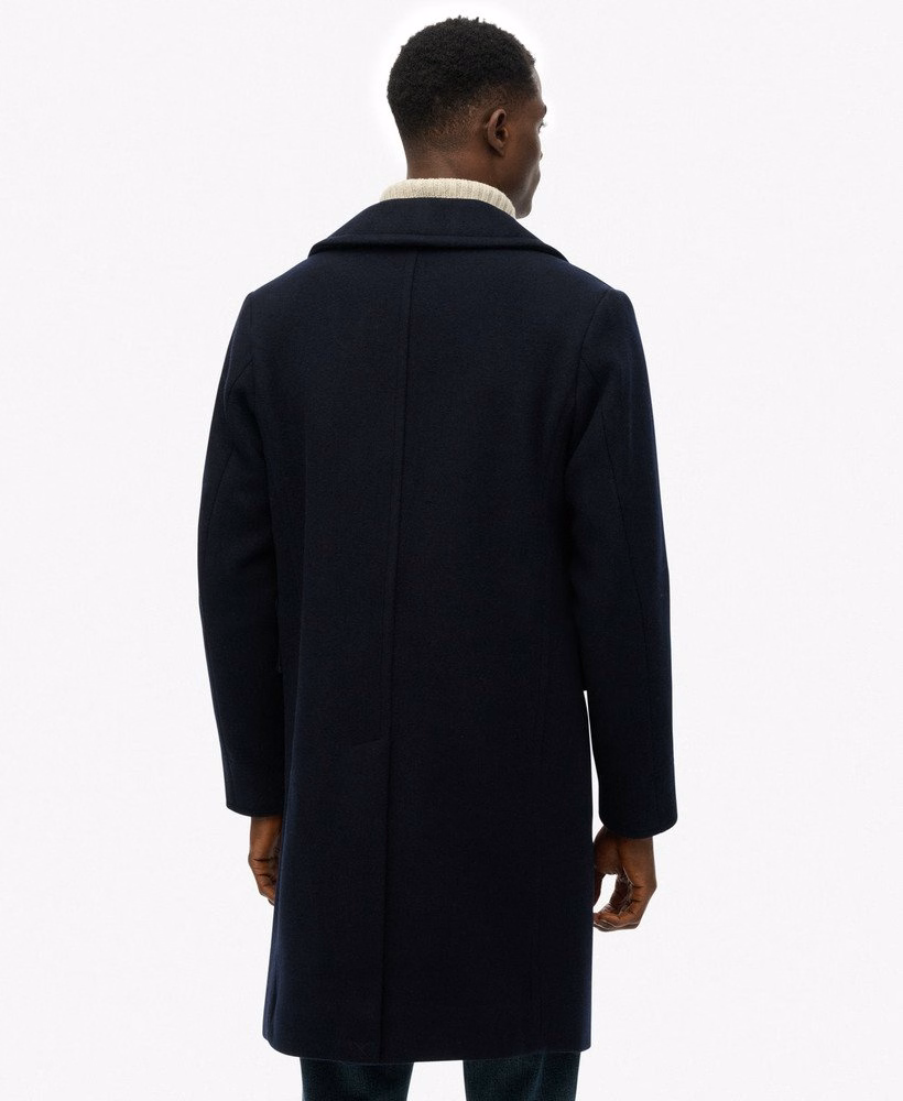De Merchant Store - Lange jas van wolmix