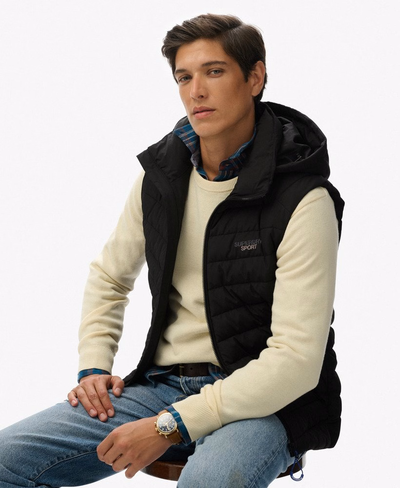Gewatteerd vest met capuchon (Fuji)