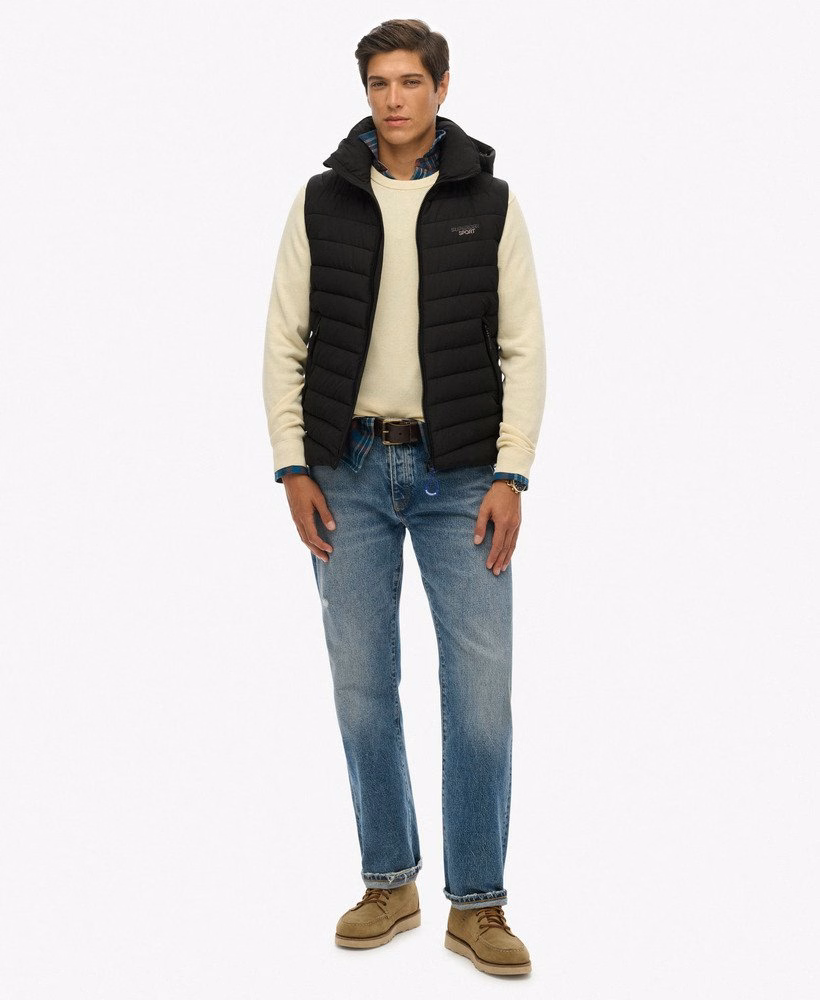 Gewatteerd vest met capuchon (Fuji)