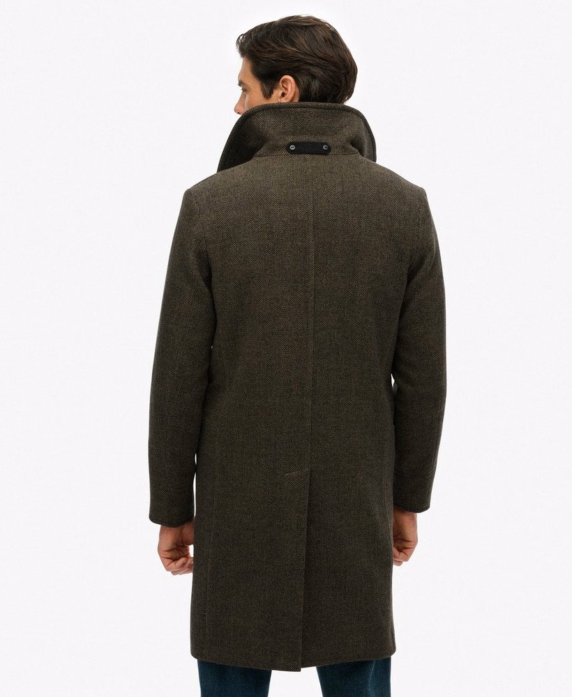 De Merchant Store - Lange jas van wolmix