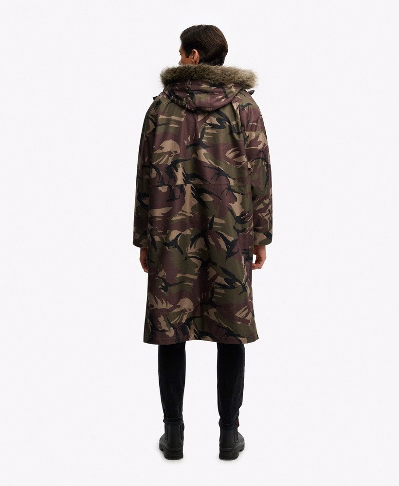 Waterdichte badjas van imitatiebont, model Everest Superdry