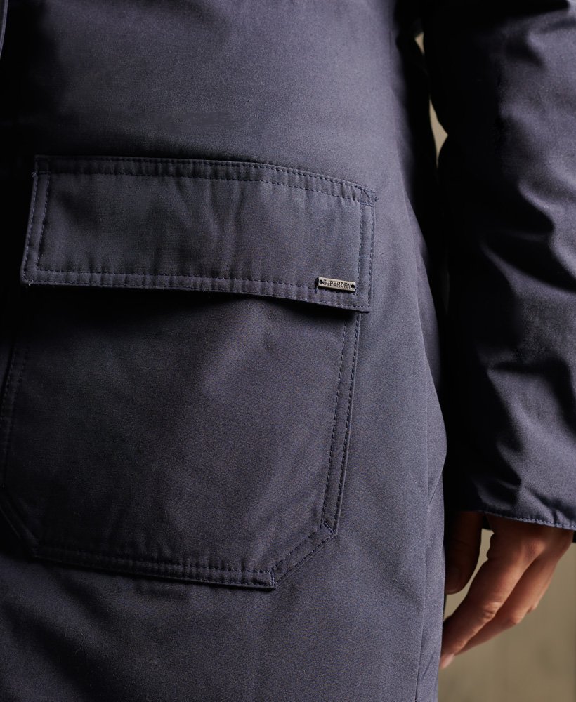 rookie donsjack in gespoeld marineblauw