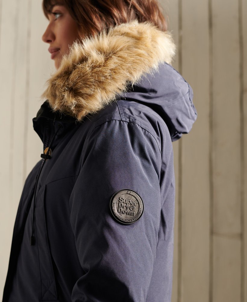 rookie donsjack in gespoeld marineblauw