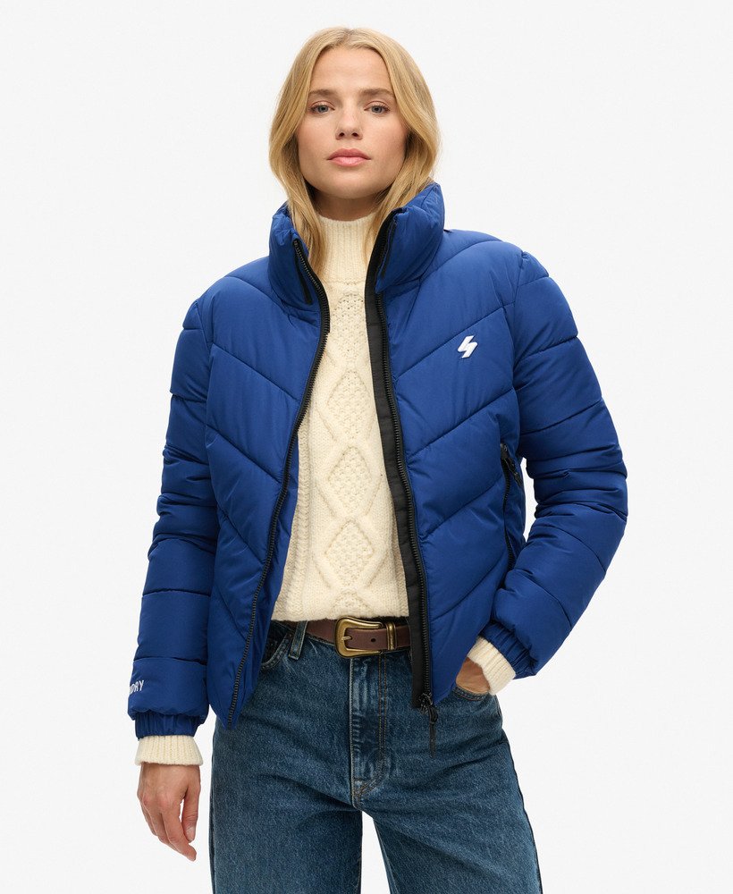 niet-capuchon sportjack in supermarine navy