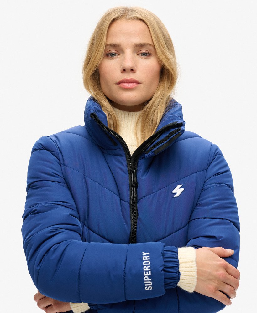 niet-capuchon sportjack in supermarine navy
