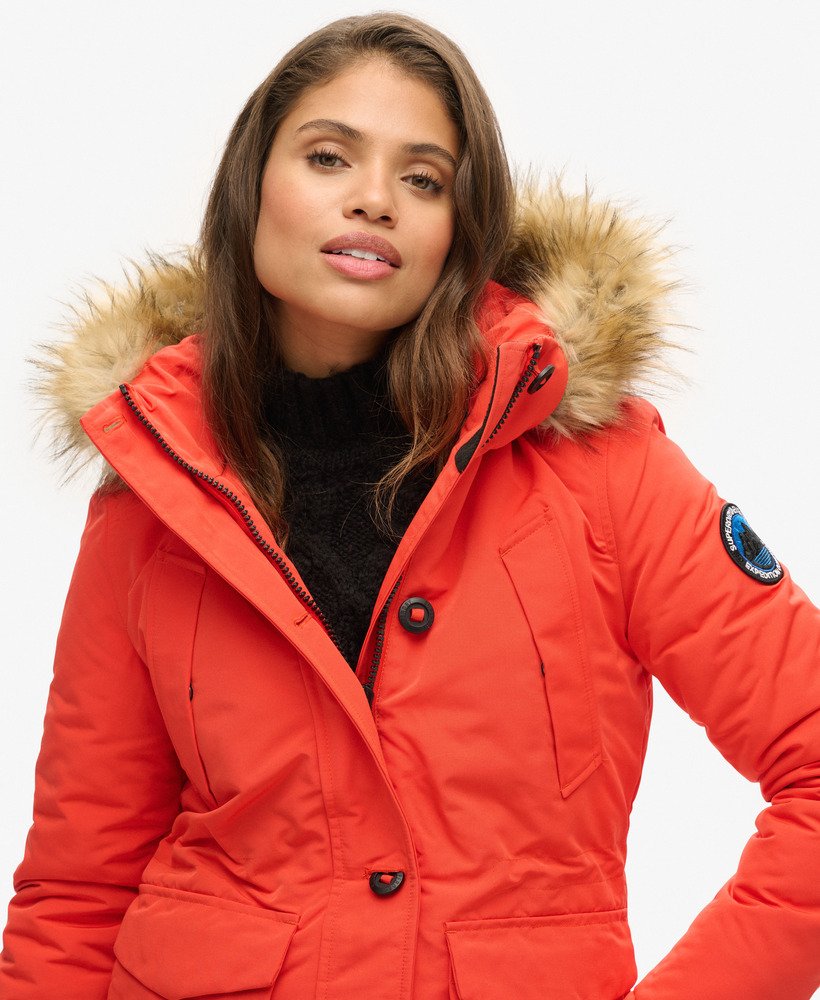 everest parka-jas in opvallend oranje