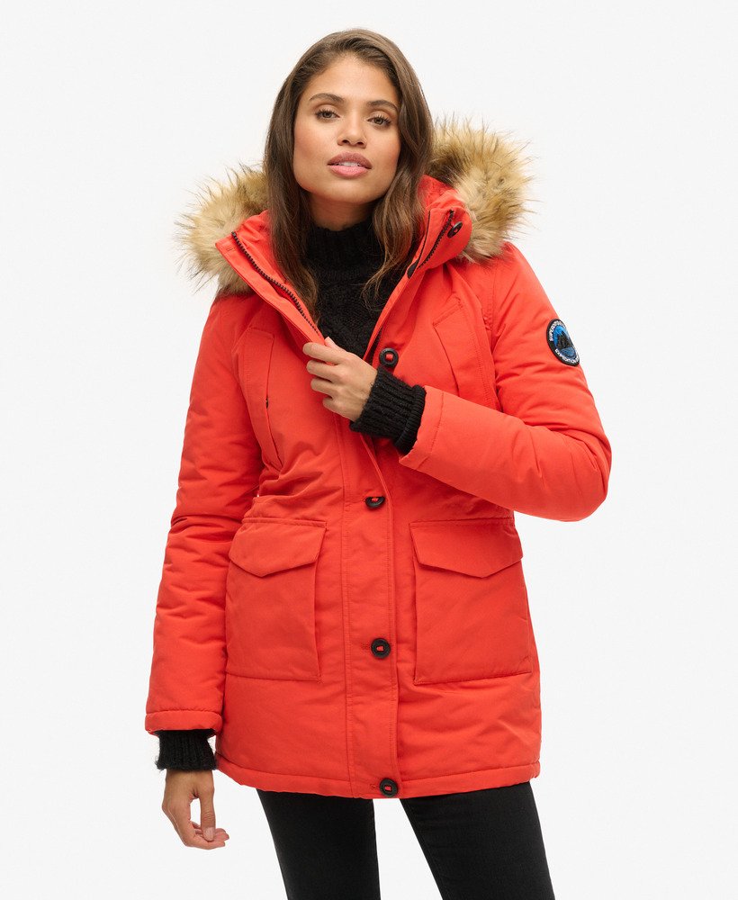 everest parka-jas in opvallend oranje