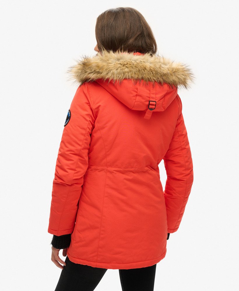 everest parka-jas in opvallend oranje