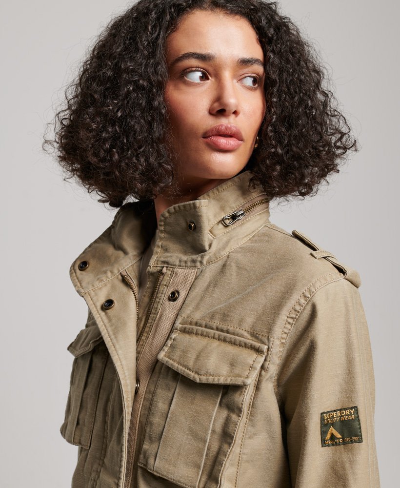 vintage m65-jas in canyon sand.