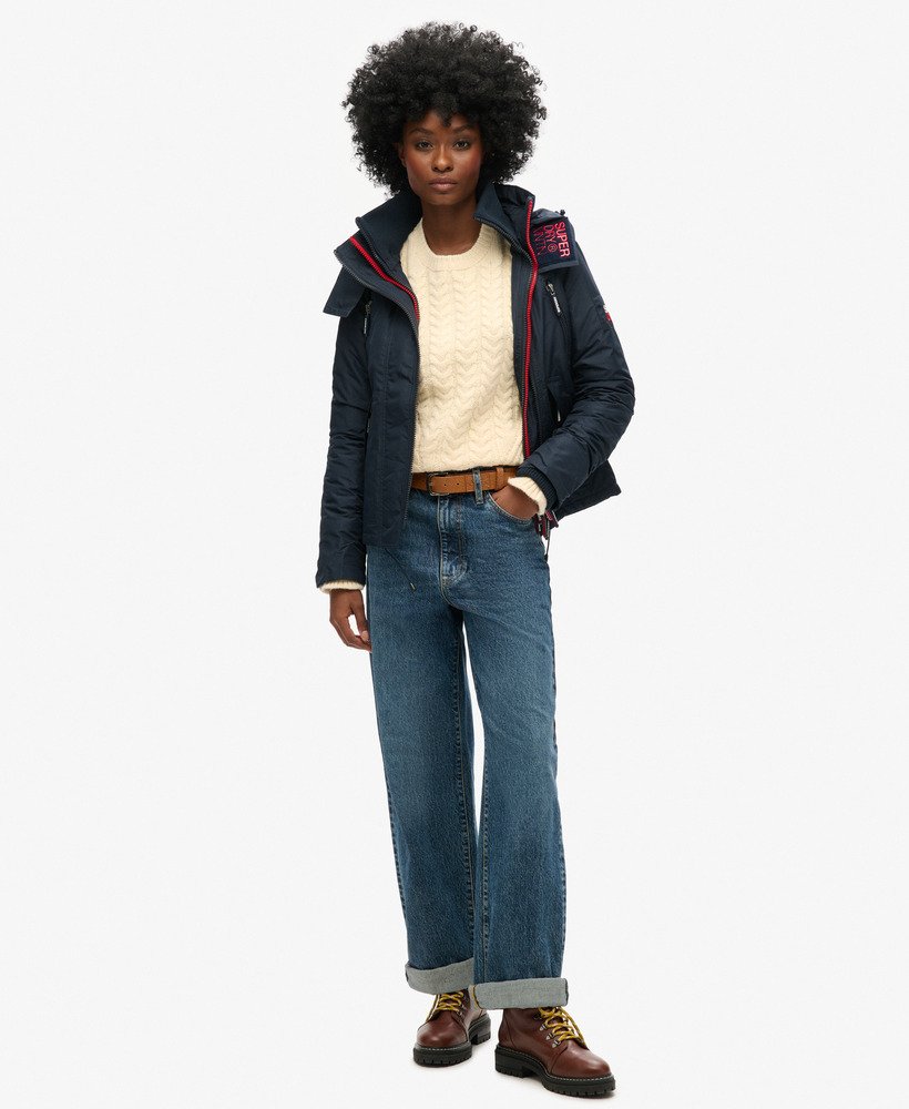 mountain sd-windcheater jacket in nordic chrome navy